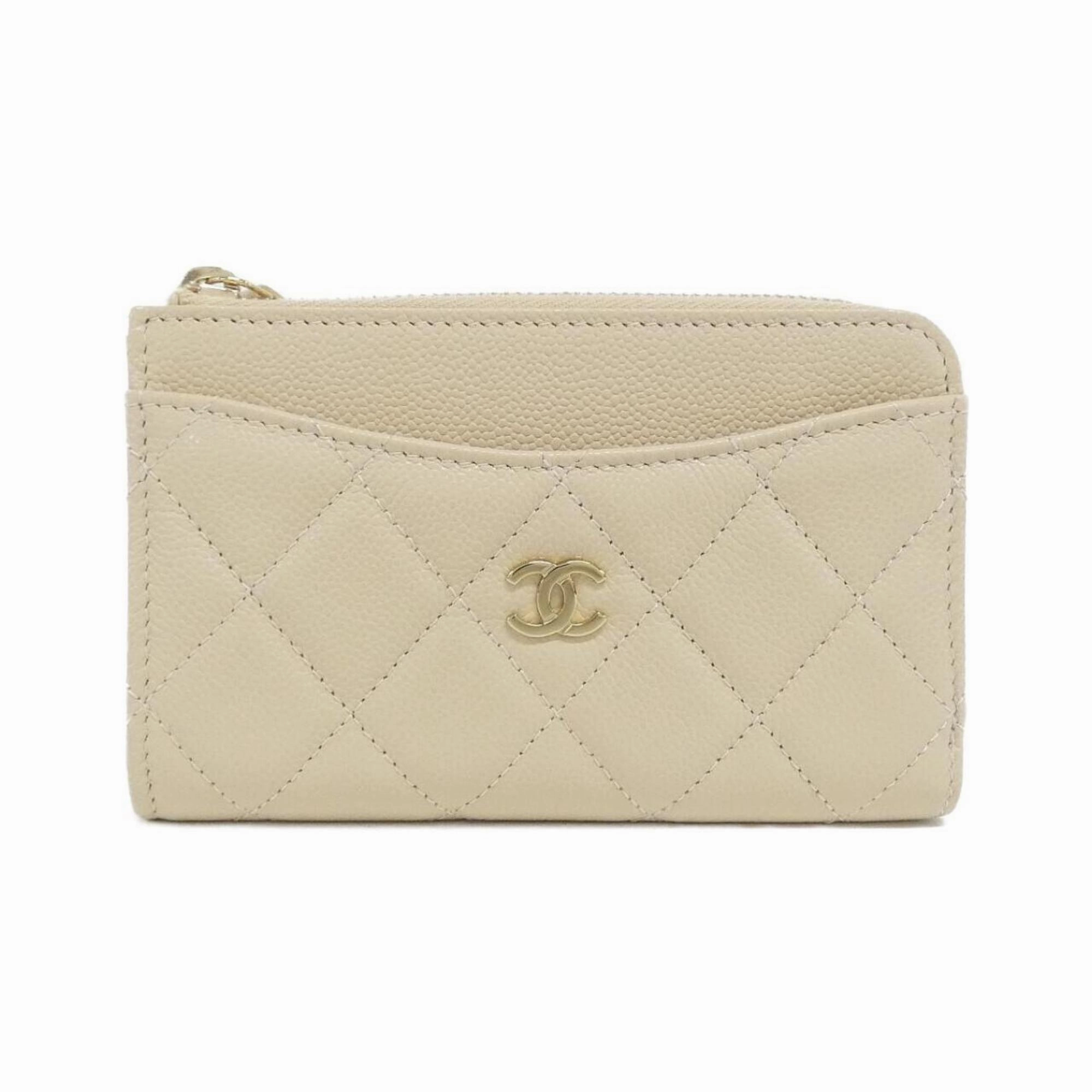 MustShop Sale Chanel Grained Calfskin Card Case (Pre-Owned)