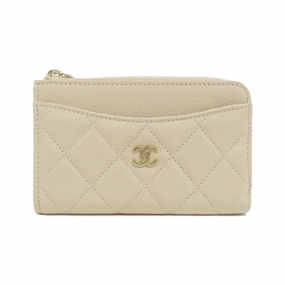 MustShop Sale Chanel Grained Calfskin Card Case (Pre-Owned)