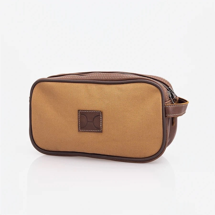 Thandana Mens Double Zip Vanity Wax Canvas Case Save Big Online Shop Today Save