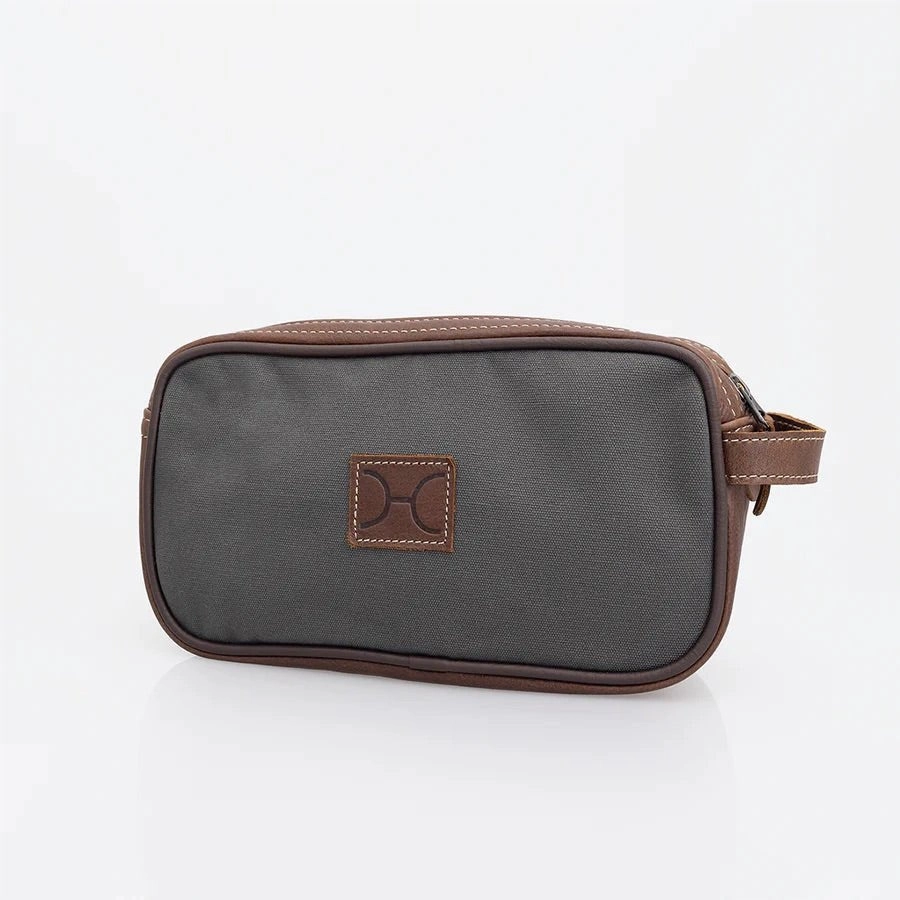 Thandana Mens Double Zip Vanity Wax Canvas Case Hot Item Clearance Dont Wait Save Today
