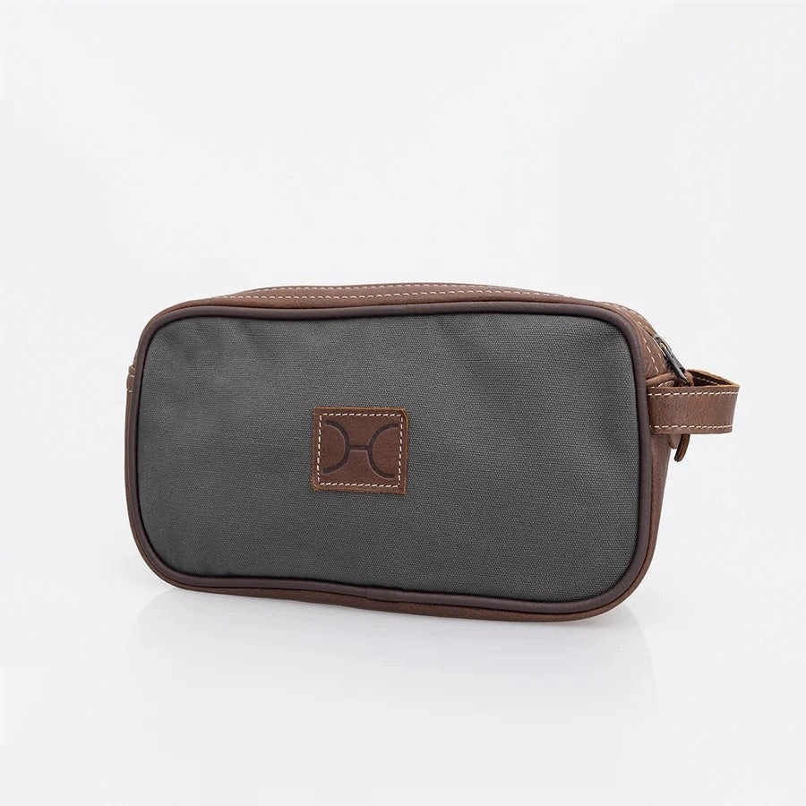 Thandana Mens Double Zip Vanity Wax Canvas Case Save Today Event Price Drop Today