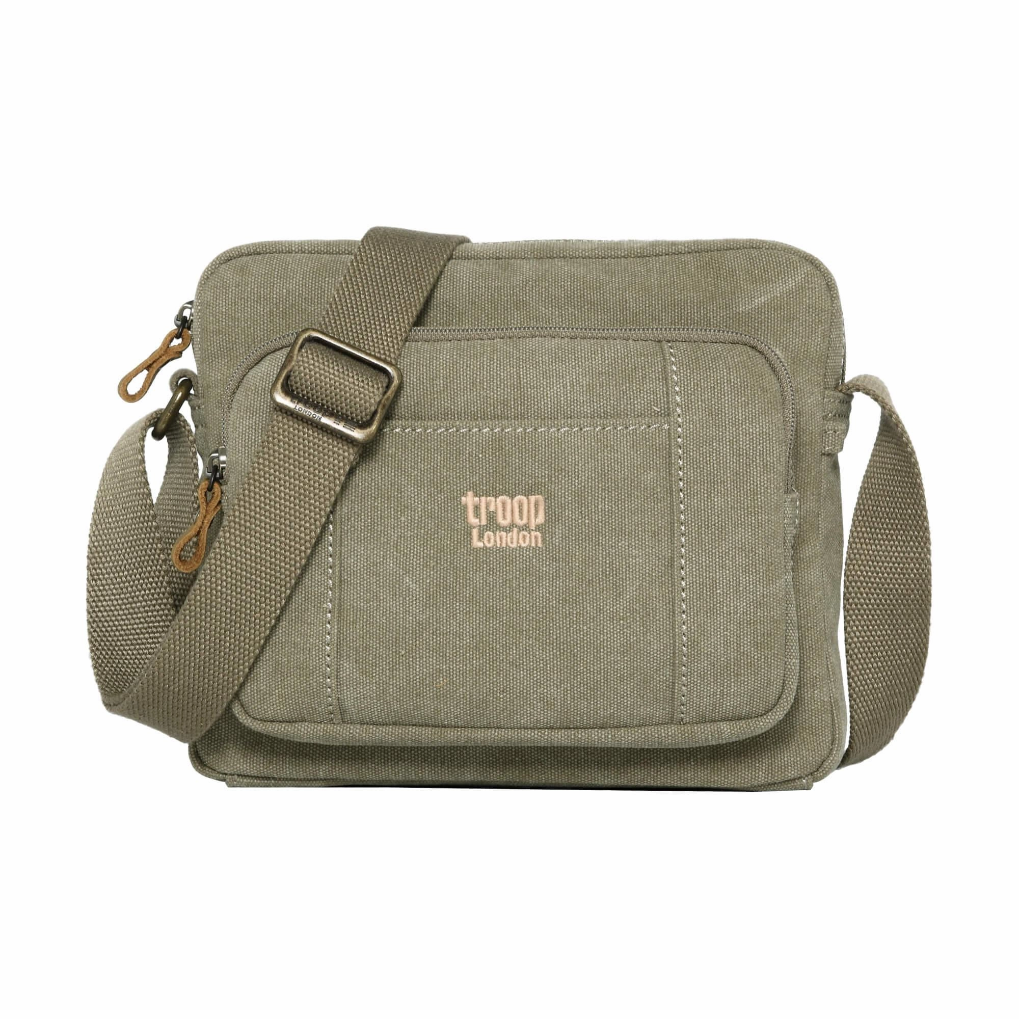 Troop London Classic Canvas Across Body Bag Steal Todays Offer Clearance Sale Now