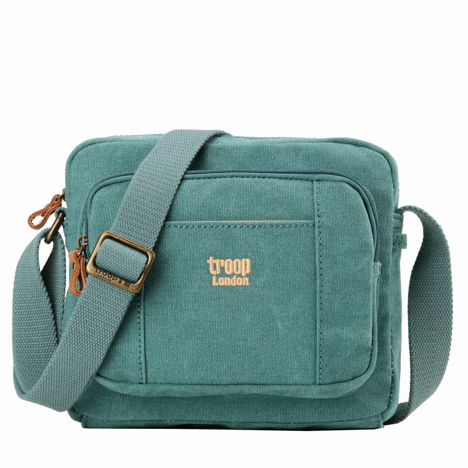 Troop London Classic Canvas Across Body Bag Exclusive Online Discount