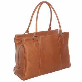 Piel Leather Laptop Travel Tote Surprise Offer Now Perfect Gift Offer