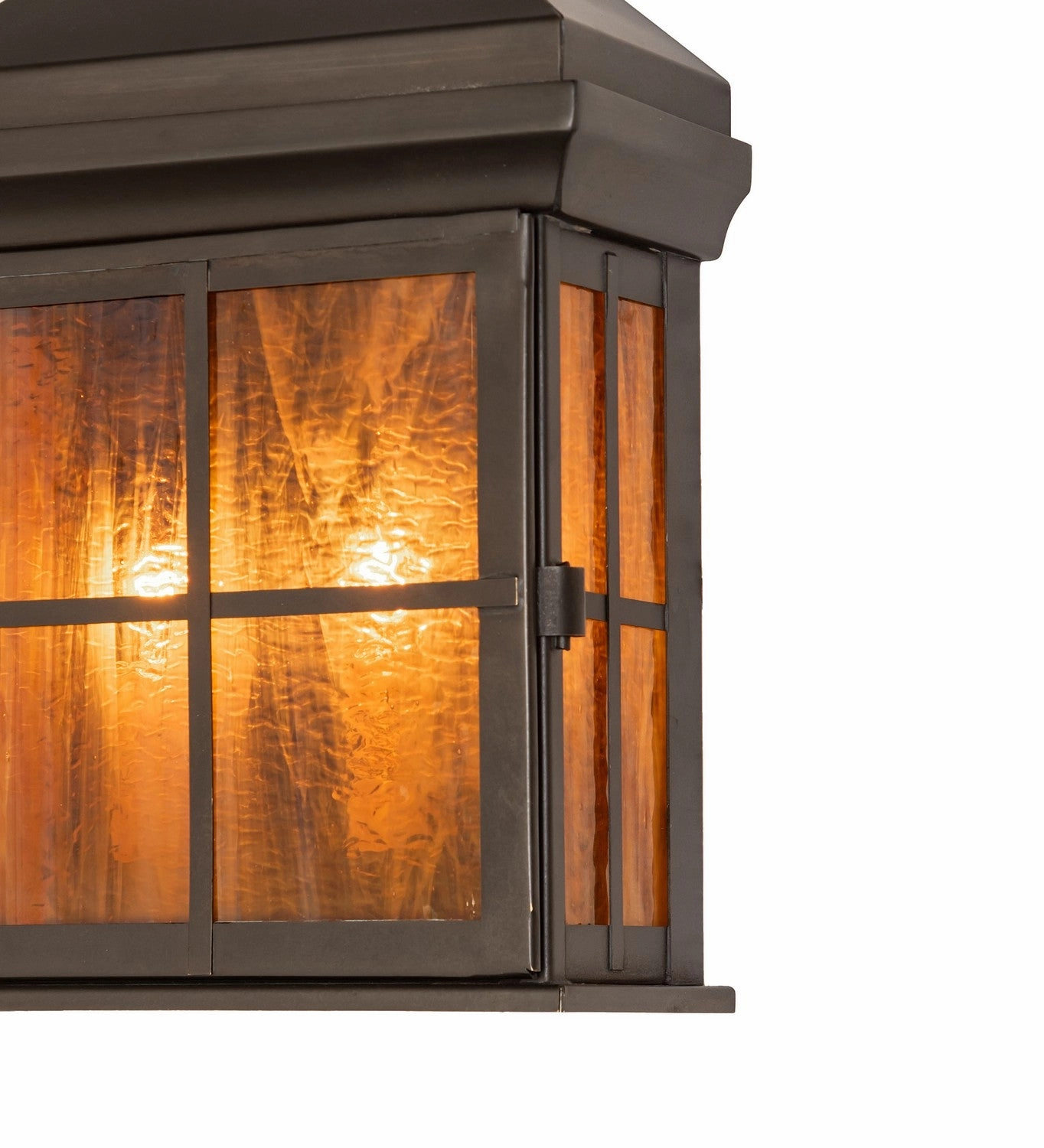 Myles Two Light Wall Sconce Craftsman Brown