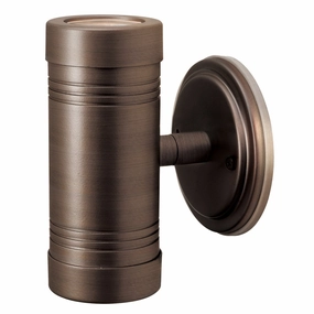 Myra Dual Two Light Wallwasher BronzeOutdoor wall sconces with motion sensor