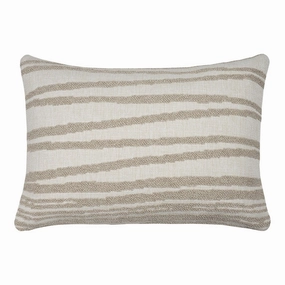 Mystic Ink Stripes Outdoor Lumbar CushionDurable outdoor patio accessories