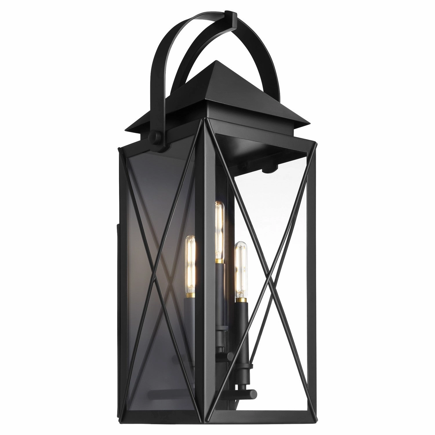 Mystic Three Light Lantern Matte Black