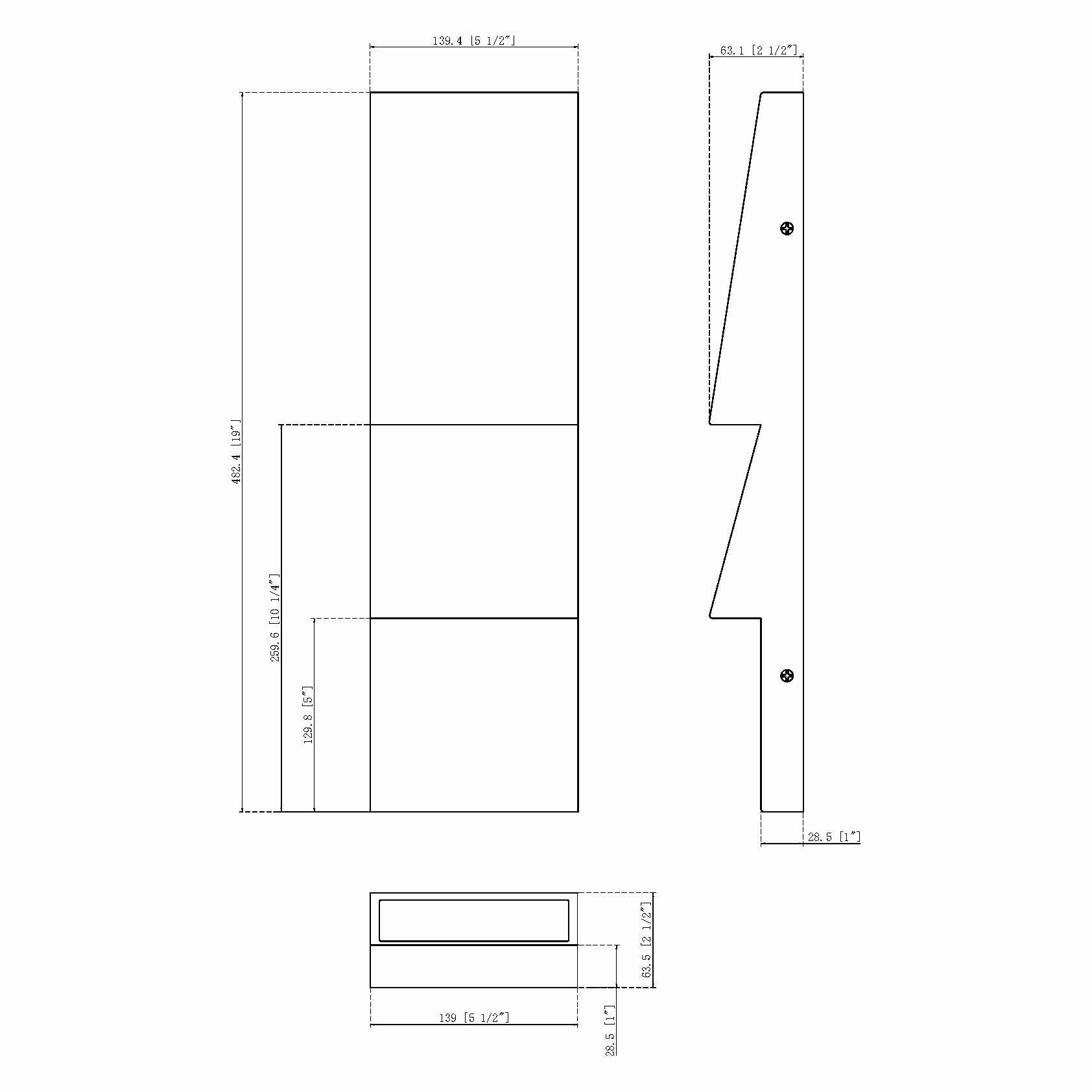 Nanton 2-Light 19" Outdoor Wall Mount