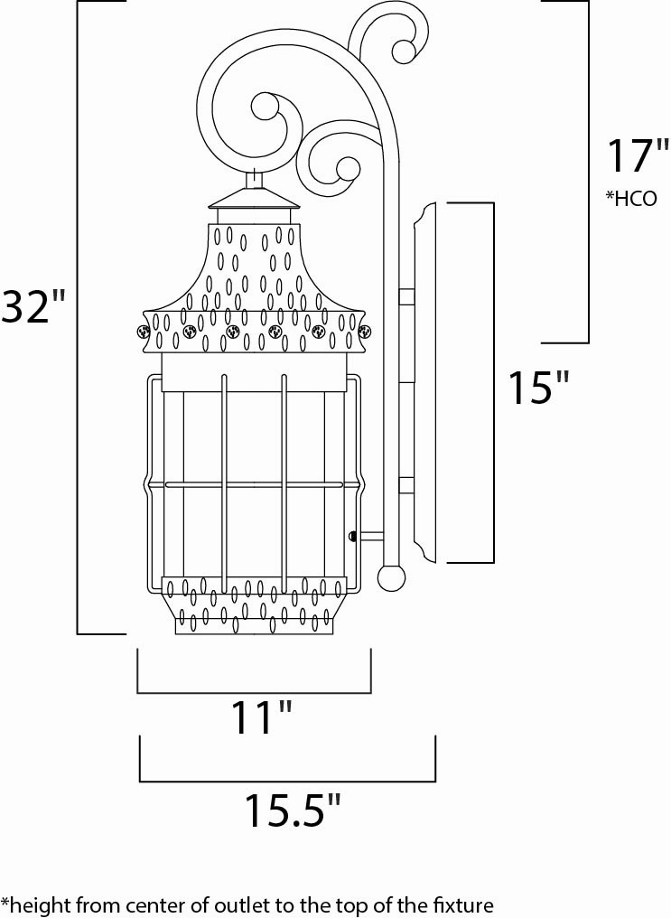 Nantucket Four Light Outdoor Wall Lantern Country Forge