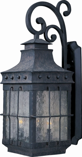 Nantucket Three Light Outdoor Wall Lantern Country ForgeOutdoor wall sconces with motion sensor