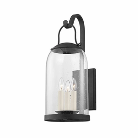 Napa County Three Light Wall Sconce French IronOutdoor wall sconces with motion sensor