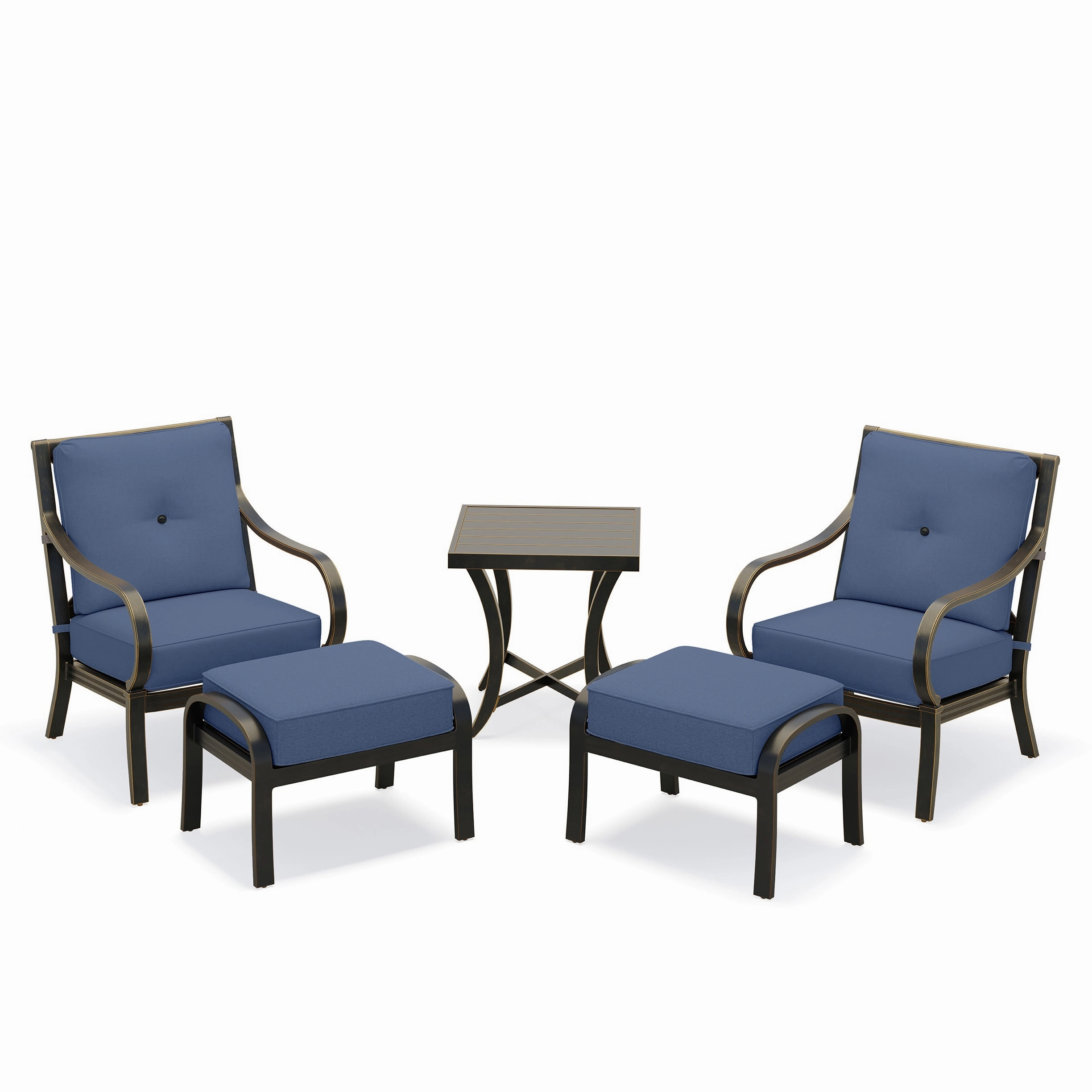 Napili 5 Piece Club Ottoman Set