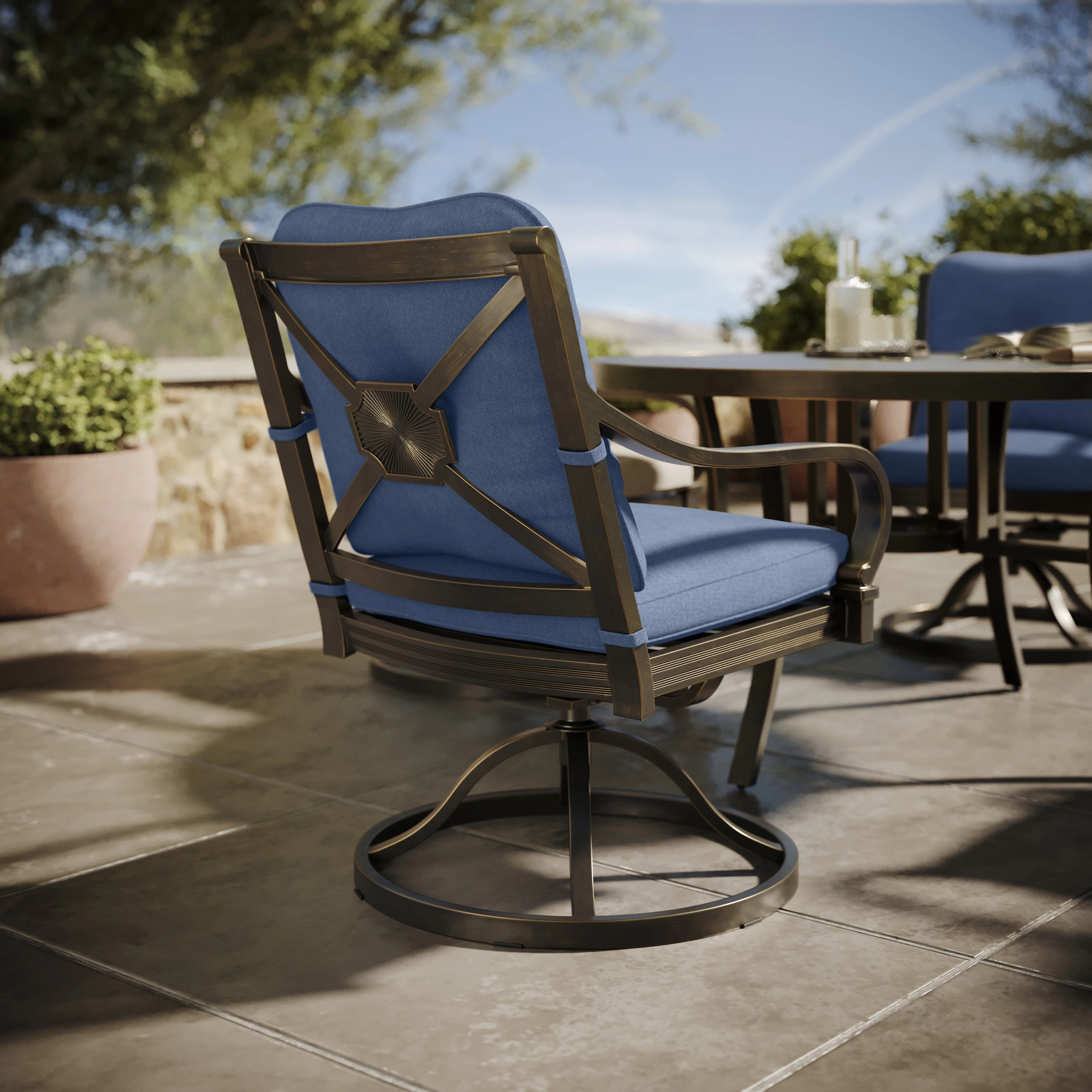 Napili Swivel Rocker Dining Chair