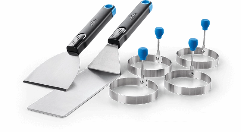 Napoleon Breakfast Tool Set with 4 Egg Rings 70055Stainless steel BBQ tool set