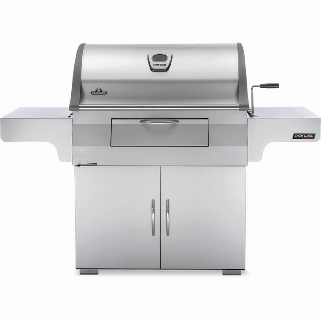 Napoleon Charcoal Professional Freestanding Grill PRO605CSS professional outdoor BBQ grill set