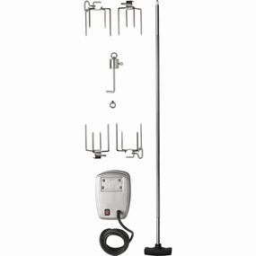 Napoleon Commercial Grade Rotisserie Kit for Large Grills 69231Stainless steel BBQ tool set