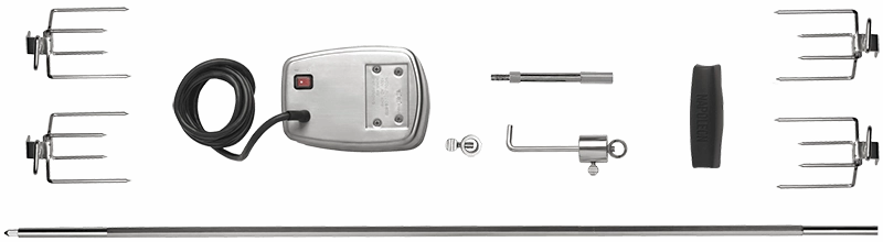 Napoleon Commercial Grade Rotisserie Kit for PRO605 69331Stainless steel BBQ tool set