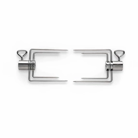 Napoleon Commercial Quality Folding Rotisserie Forks 69002Stainless steel BBQ tool set