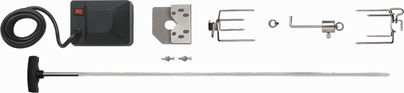Napoleon Heavy Duty Rotisserie Kit for Large Grills 69211Stainless steel BBQ tool set