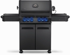 Napoleon Phantom Prestige 500 RSIB with Infrared Side and Rear Burners Gas Grill stainless steel BBQ grill with side table