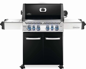 Napoleon Prestige 500 RSIB Black Propane Gas Grill w/ Infrared Side & Rear Burners P500RSIBPK-3 large capacity charcoal BBQ grills