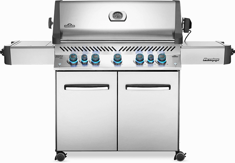 Napoleon Prestige 665 RSIB with Infrared Side and Rear Burners Gas Grill professional outdoor BBQ grill set