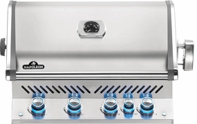 Napoleon Prestige PRO 500 RB Built-In Propane Gas Grill w/ Infrared Rear Burner BIPRO500RBPSS-3 professional outdoor BBQ grill set