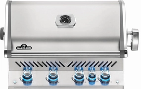 Napoleon Prestige PRO 500 RB Built-In Propane Gas Grill w/ Infrared Rear Burner BIPRO500RBPSS-3 large capacity charcoal BBQ grills