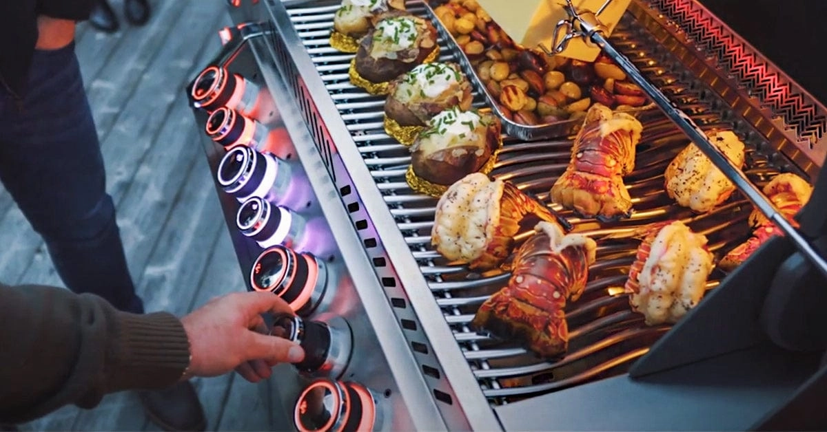Napoleon Prestige PRO 665 RB Built-In Natural Gas Grill w/ Infrared Rear Burner BIPRO665RBNSS-3