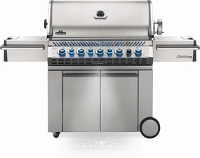 Napoleon Prestige PRO 665 RSIB Propane Gas Grill w/ Infrared Rear & Side Burners PRO665RSIBPSS-3 large capacity charcoal BBQ grills