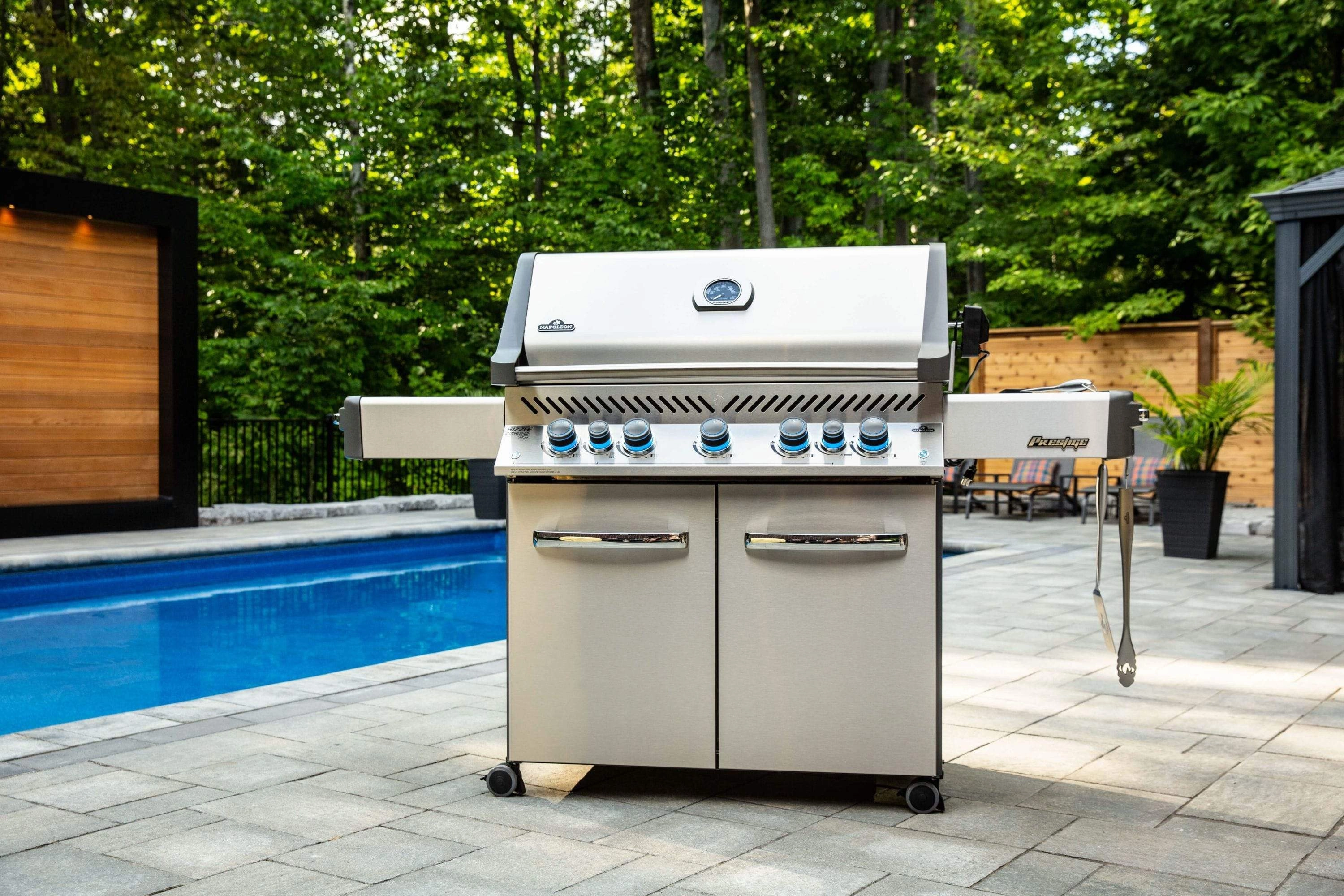 Napoleon Prestige PRO 665 RSIB Propane Gas Grill w/ Infrared Rear & Side Burners PRO665RSIBPSS-3