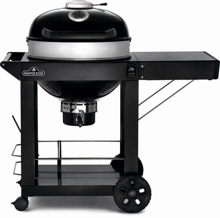 Napoleon Pro Cart Charcoal Kettle Grill PRO22K-CART-3 professional outdoor BBQ grill set