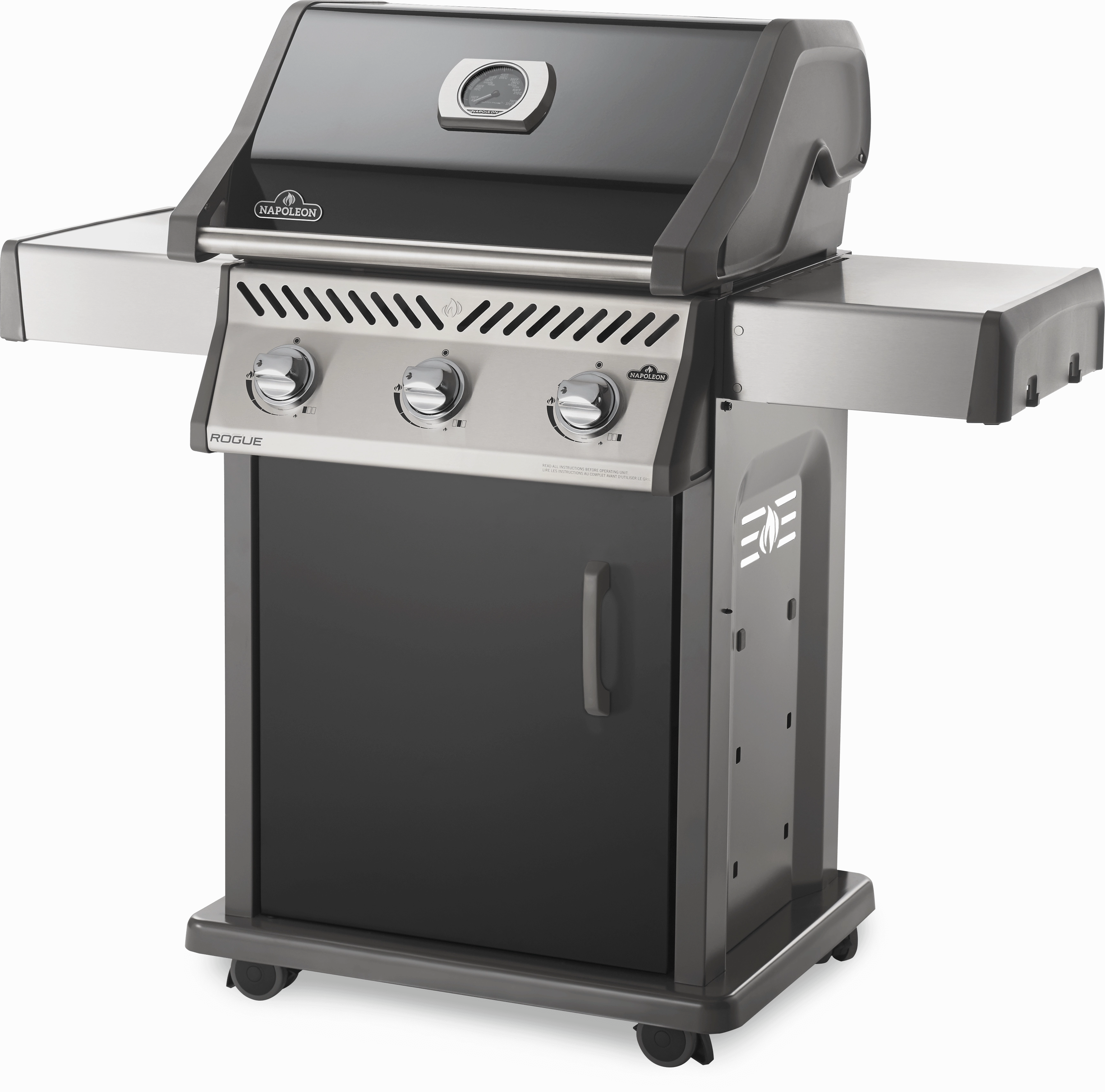 Napoleon Rogue 425 Black Natural Gas Grill Barbecue - R425NK outdoor griddle for camping trips