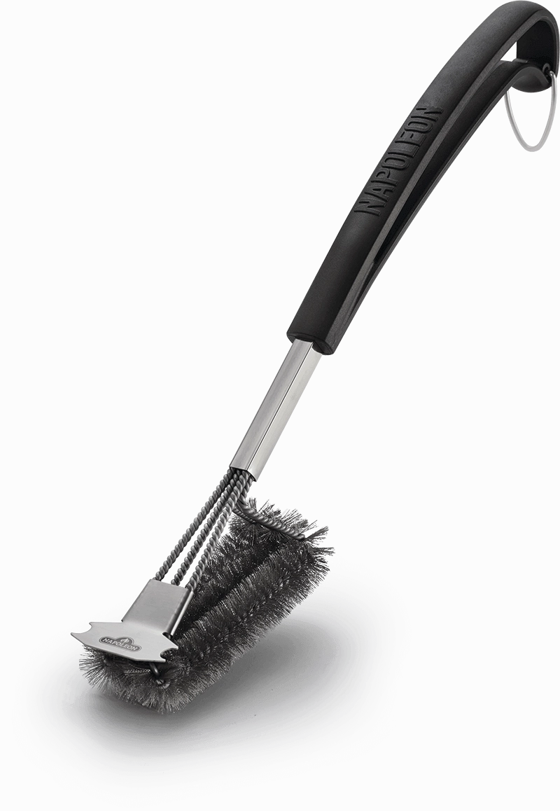 Napoleon Vertical Triple-Row Grill Brush with Stainless Steel Bristles 62063Stainless steel BBQ tool set