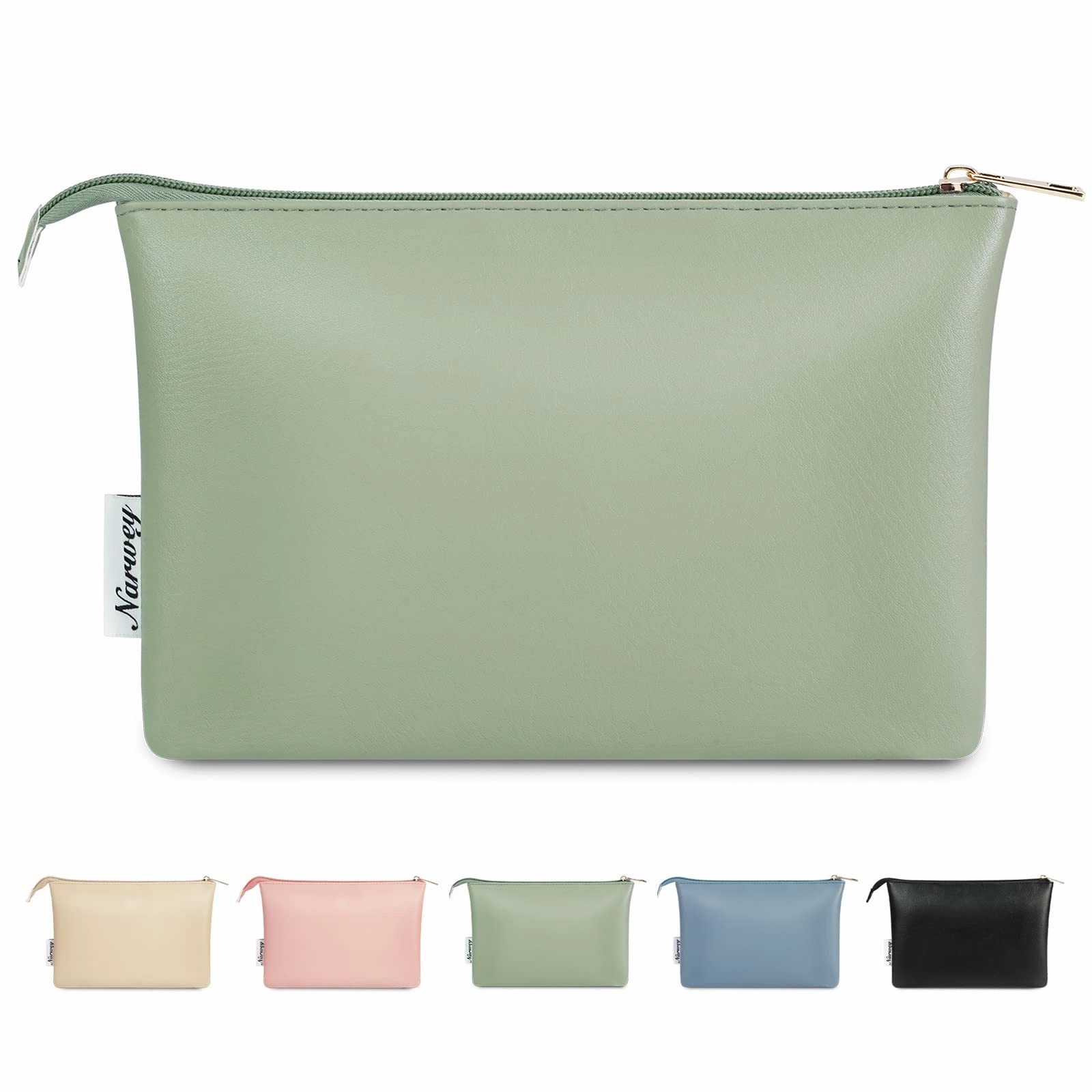 Narwey Vegan Leather Travel Makeup Pouch - Nw5808 Flash Discount Today