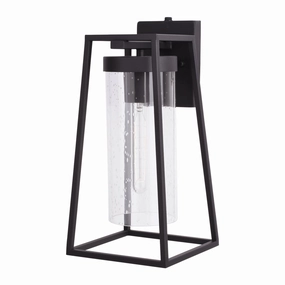 Nash One Light Outdoor Wall Mount Textured BlackOutdoor wall sconces with motion sensor