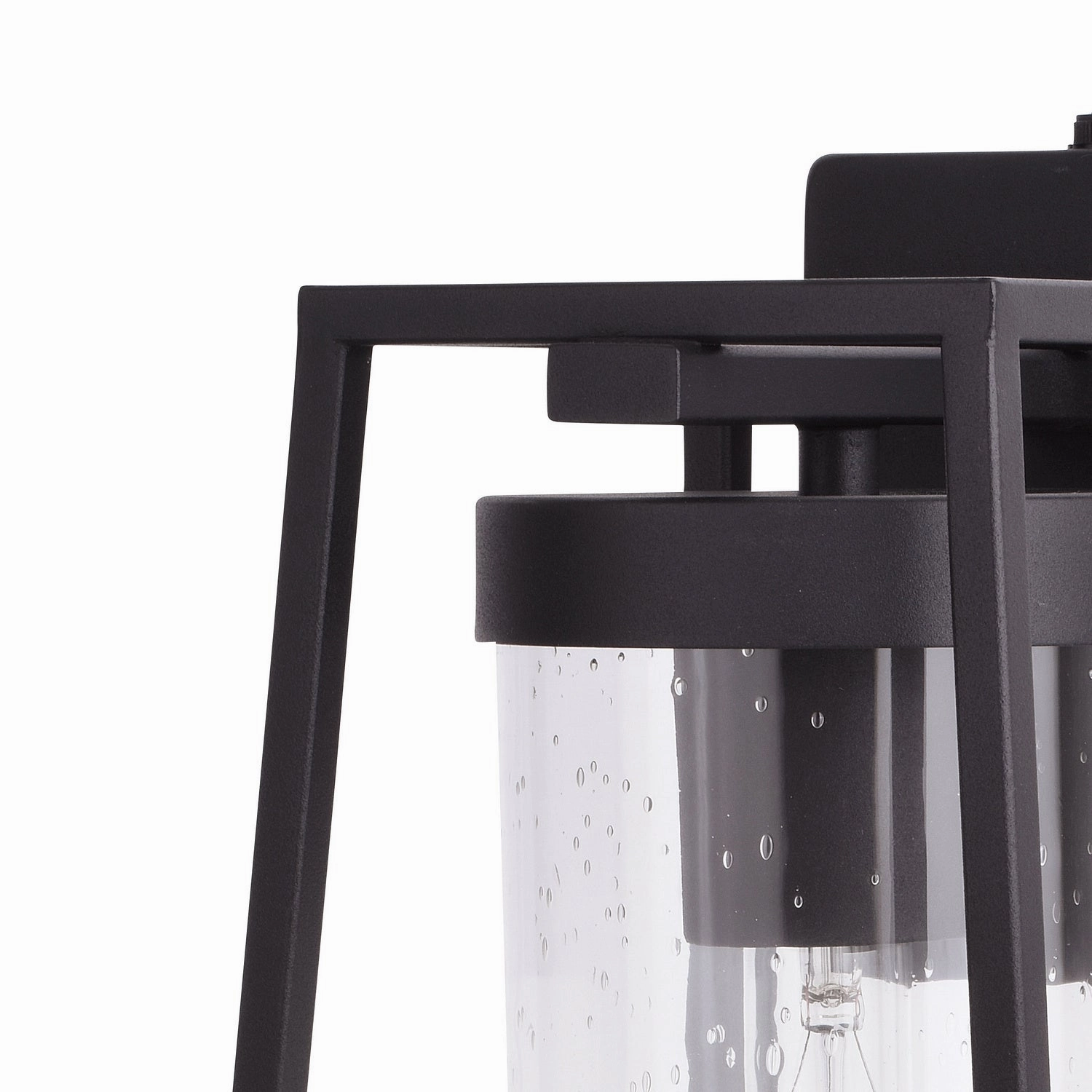 Nash One Light Outdoor Wall Mount Textured Black