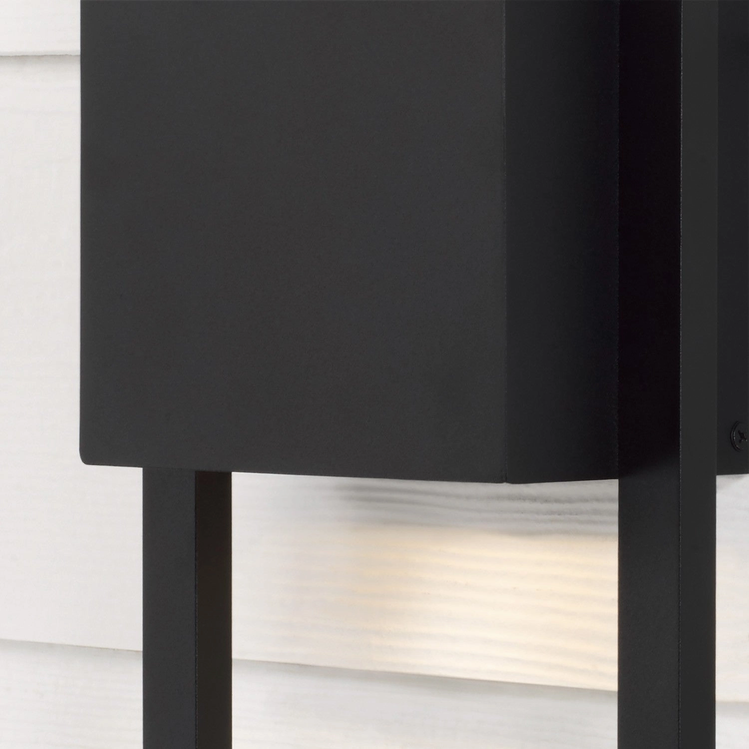 Nate One Light Outdoor Wall Lantern Black