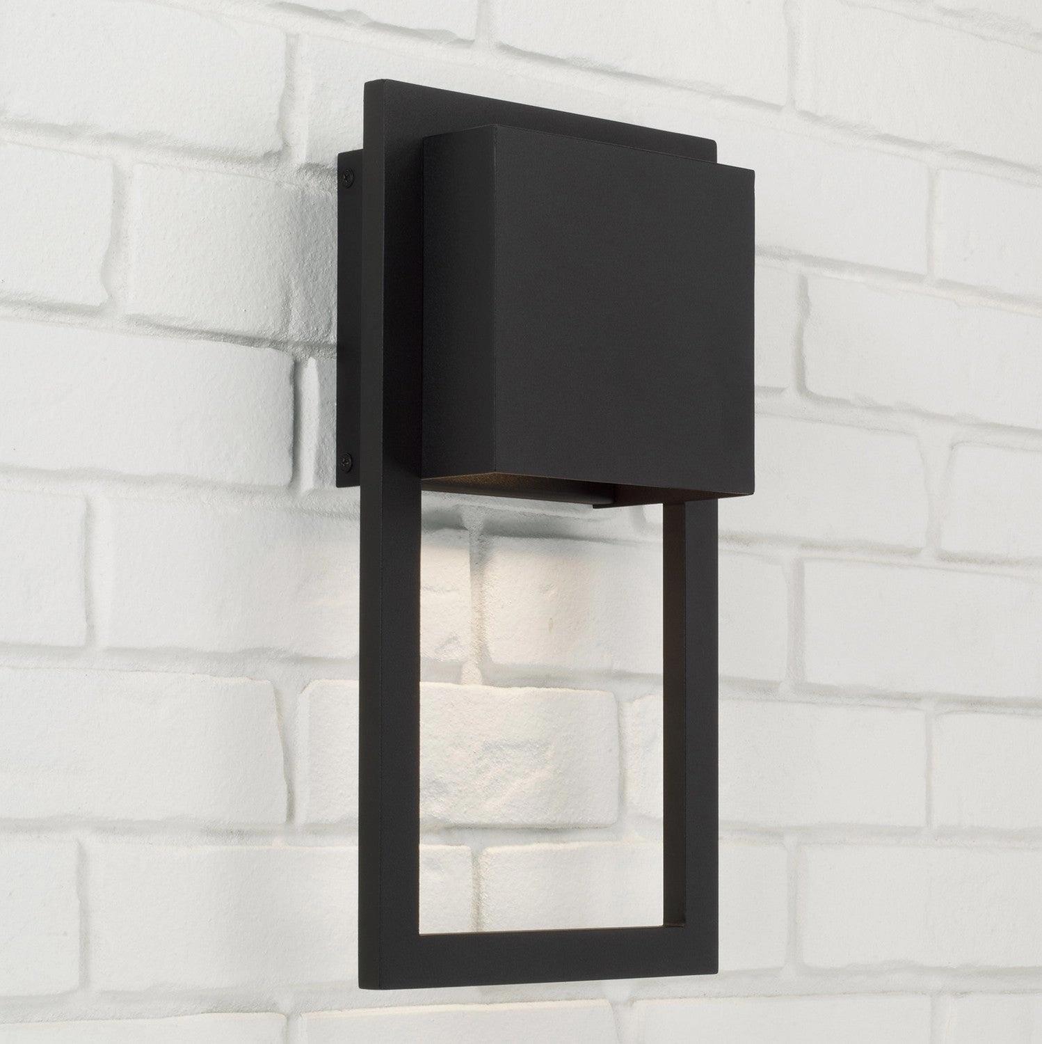 Nate One Light Outdoor Wall Lantern Oiled Bronze