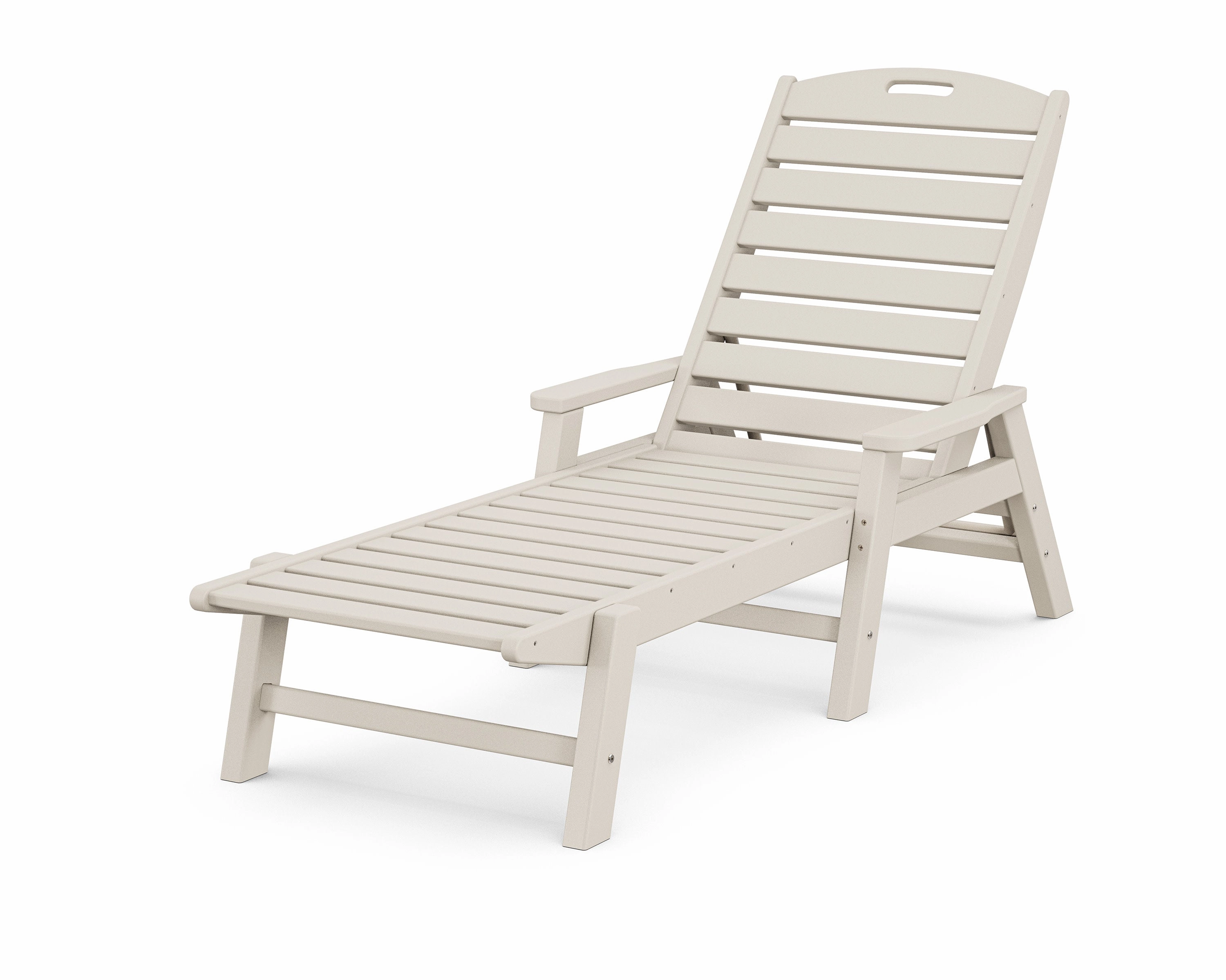 Nautical Chaise with Arms
