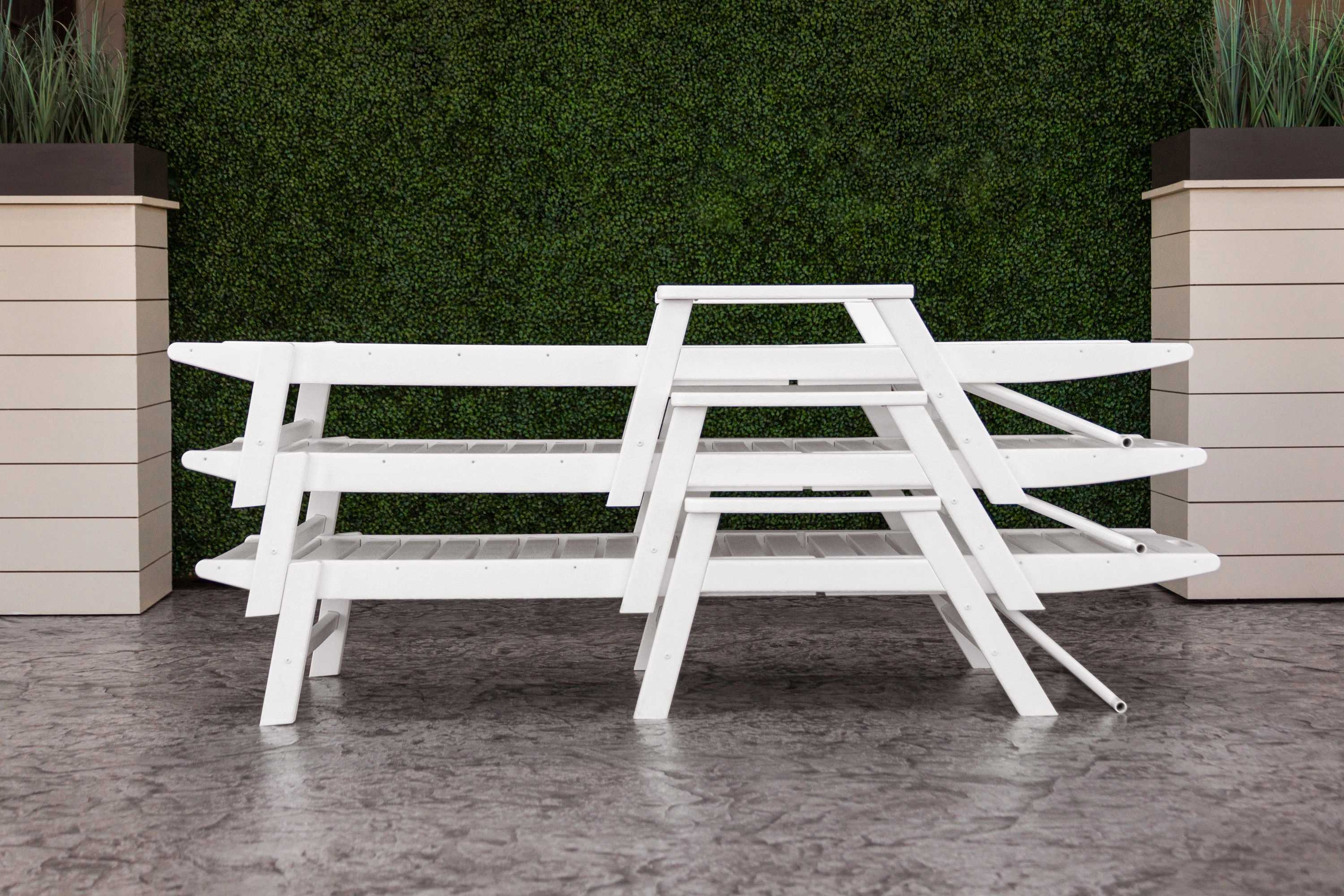 Nautical Chaise with Arms