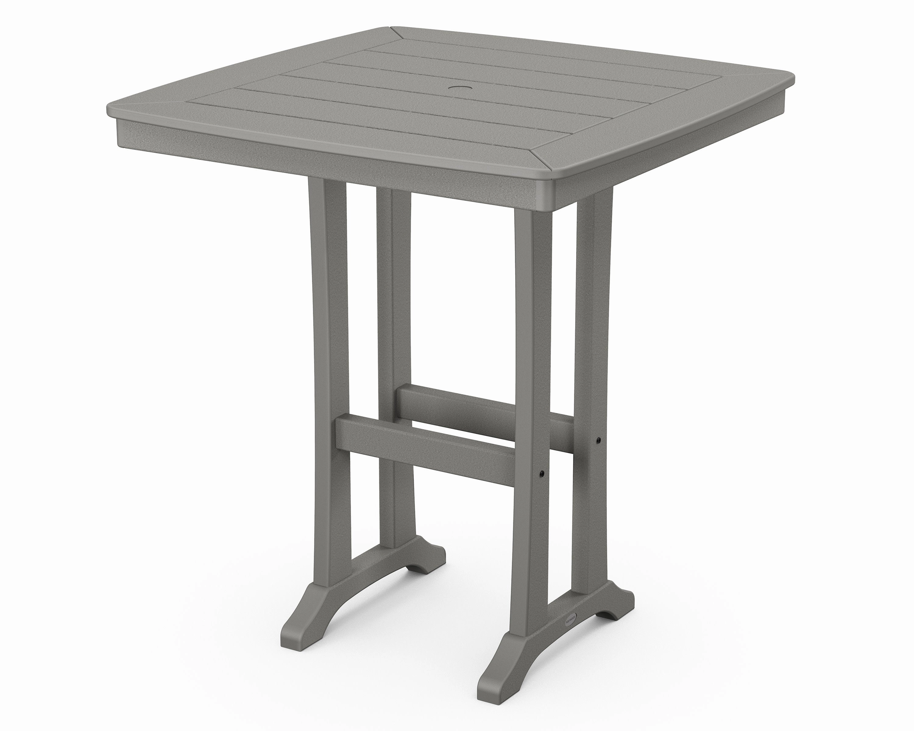Nautical Trestle 37" Bar Tableoutdoor table for balcony or garden