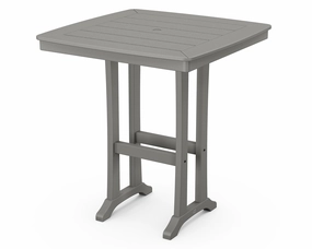 Nautical Trestle 37" Bar Tableoutdoor table for balcony or garden