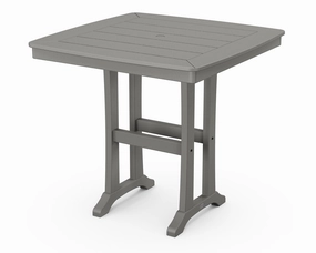 Nautical Trestle 37" Counter Tableoutdoor table for balcony or garden