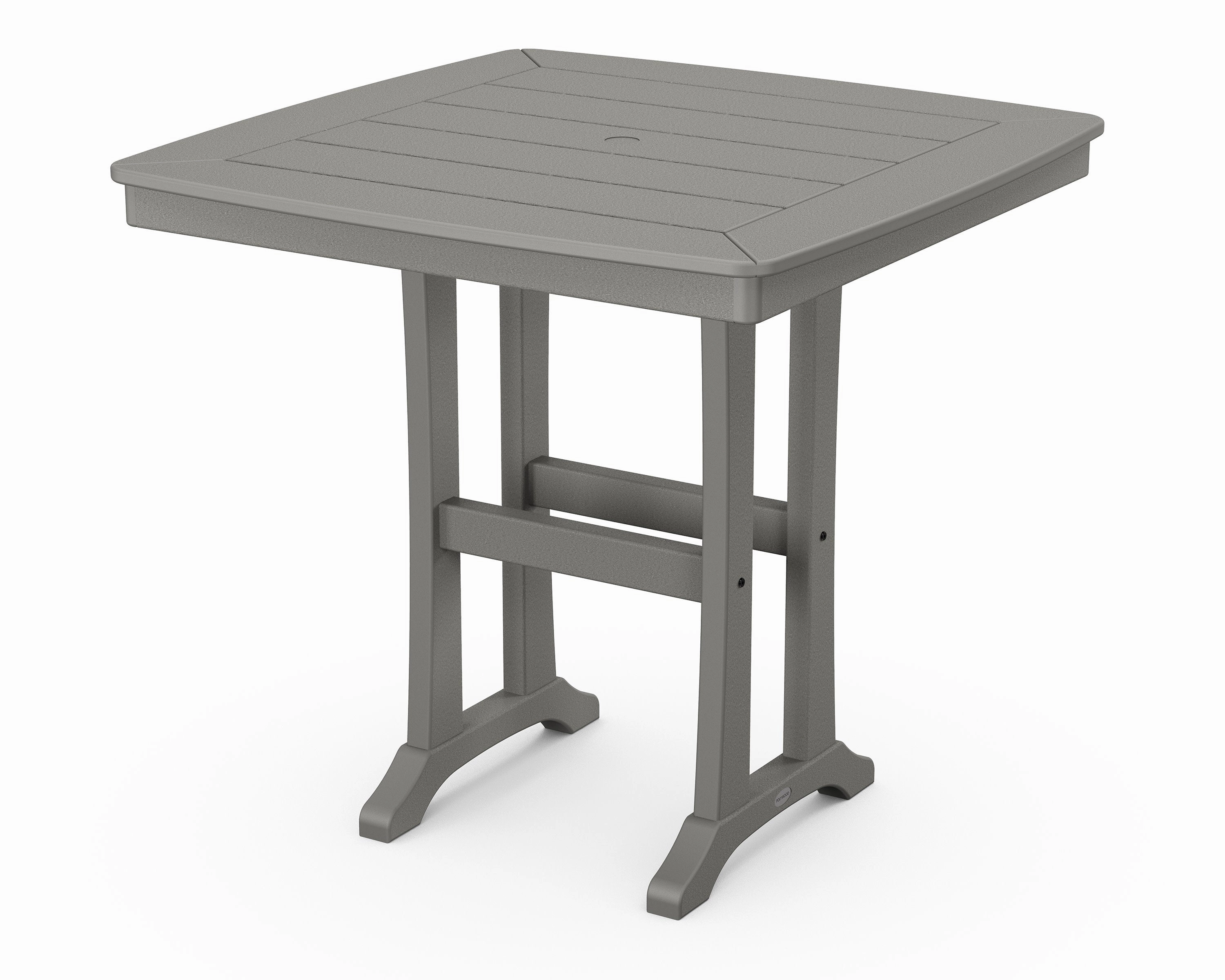 Nautical Trestle 37" Counter Tableoutdoor table for balcony or garden
