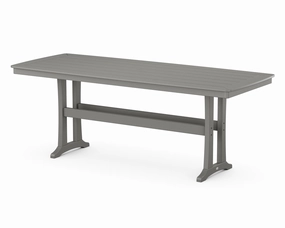 Nautical Trestle 39" x 97" Counter Tableoutdoor table for balcony or garden