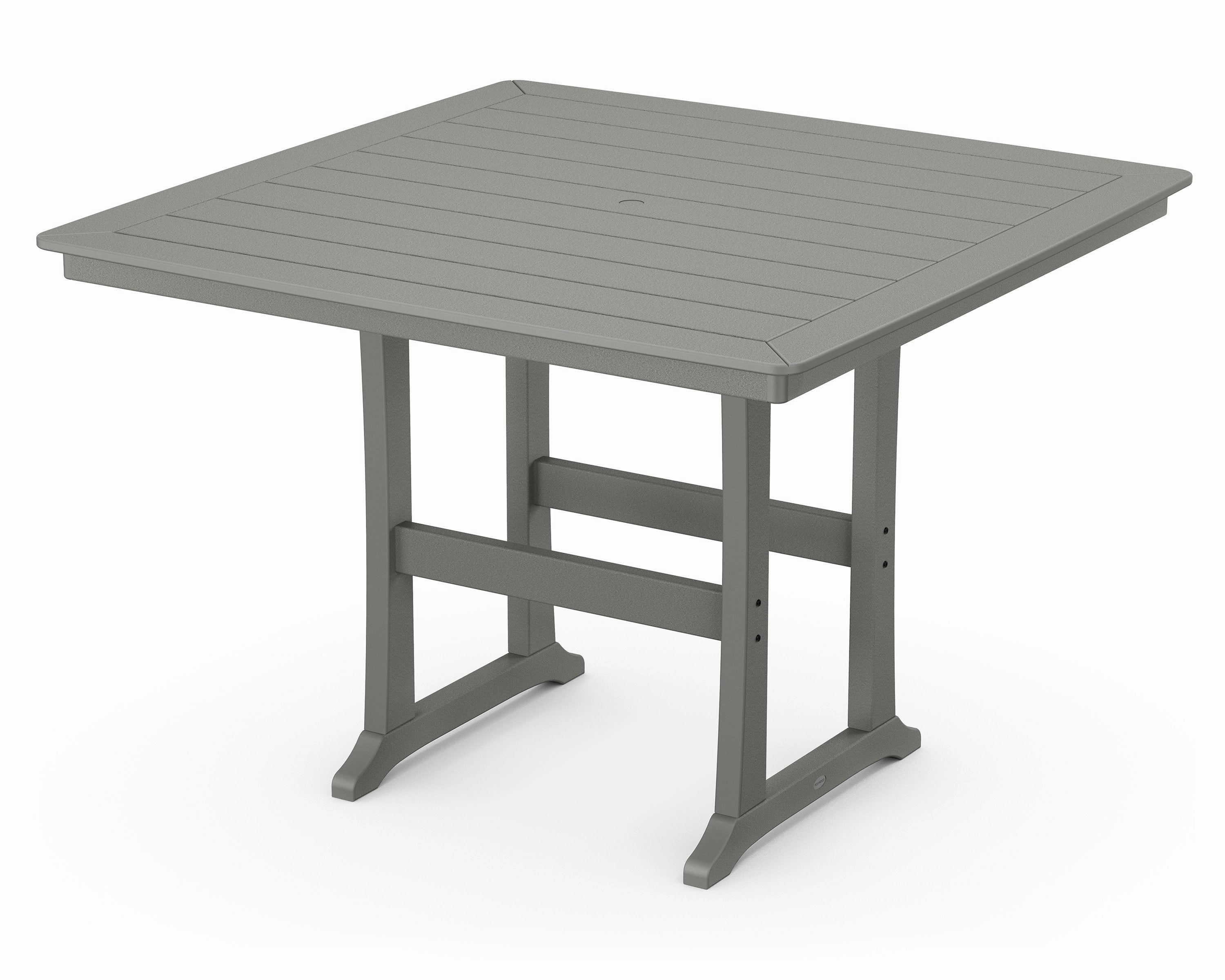 Nautical Trestle 59" Bar Tableoutdoor table for balcony or garden