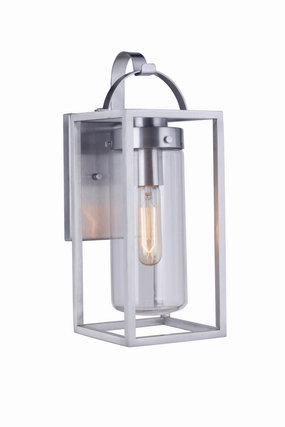 Neo One Light Outdoor Wall Mount Satin AluminumOutdoor wall sconces with motion sensor