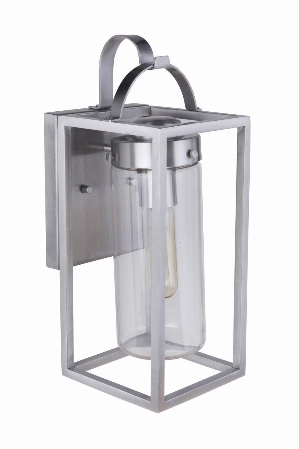 Neo One Light Outdoor Wall Mount Satin Aluminum